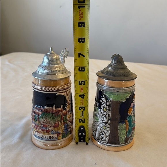 Vintage Colorful Salzburg by King and Schloss Lembeck Beer Steins - Picture 13 of 13
